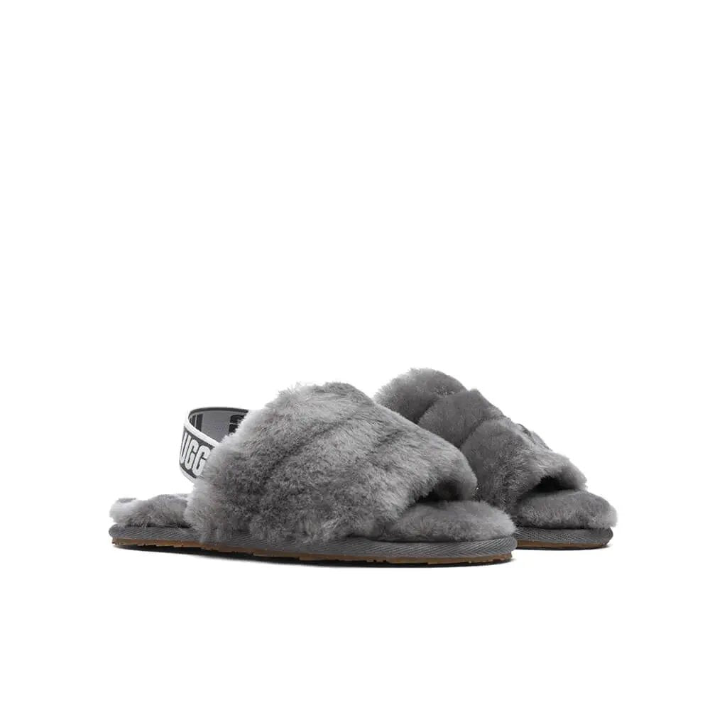 Toddlers Fluff Yeah Slide - Charcoal Tektoty