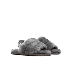 Toddlers Fluff Yeah Slide - Charcoal Tektoty