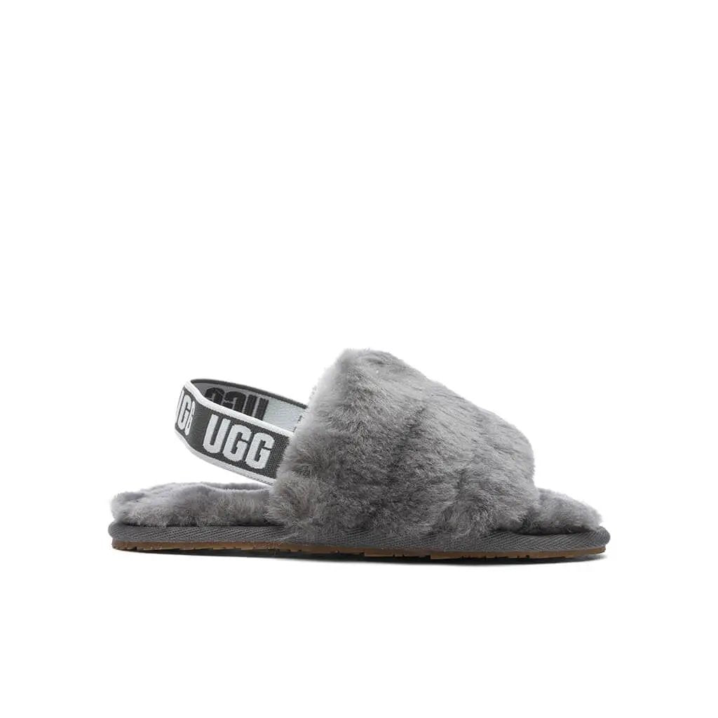 Toddlers Fluff Yeah Slide - Charcoal Tektoty