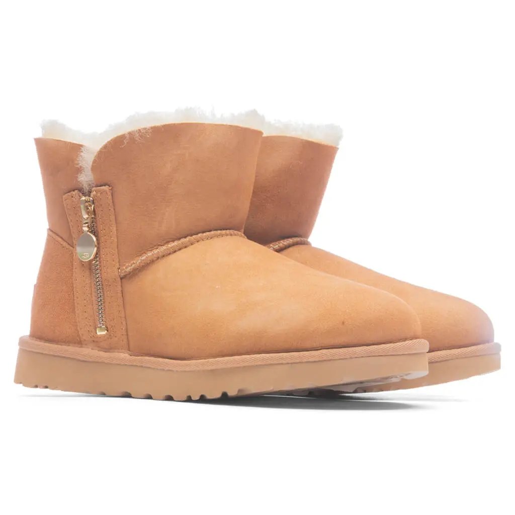 Women's Bailey Zip Mini - Chestnut Tektoty