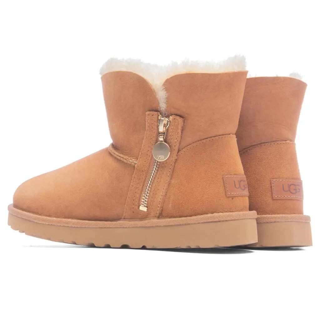 Women's Bailey Zip Mini - Chestnut Tektoty