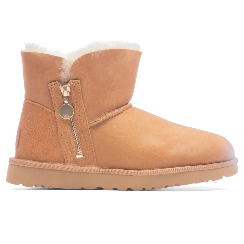 Women's Bailey Zip Mini - Chestnut Tektoty