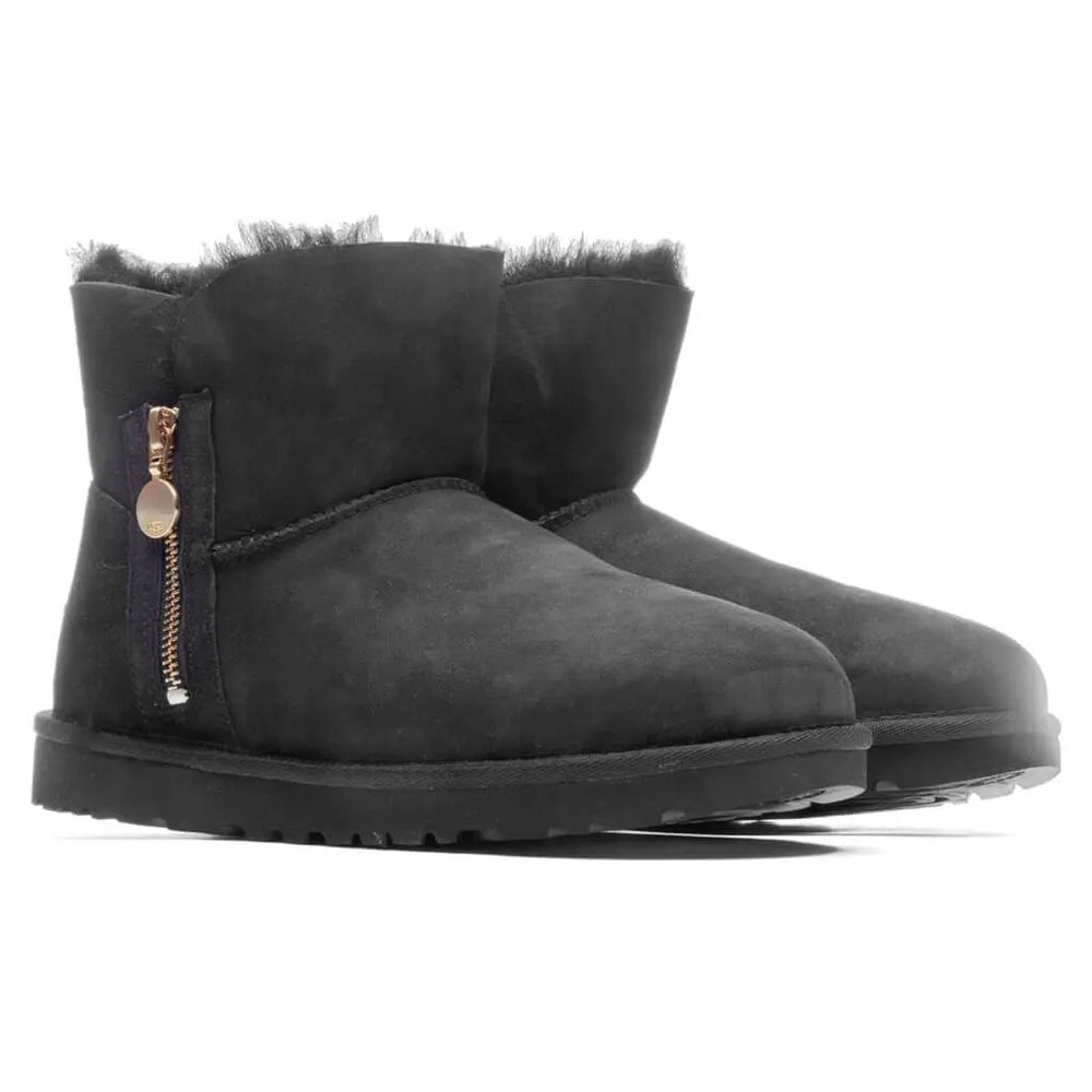 Women's Bailey Zip Mini Boot - Black Tektoty