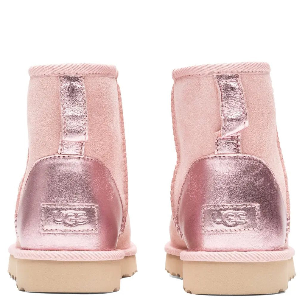 Women's Classic Mini II Boot "Metallic" - Pink Cloud Tektoty