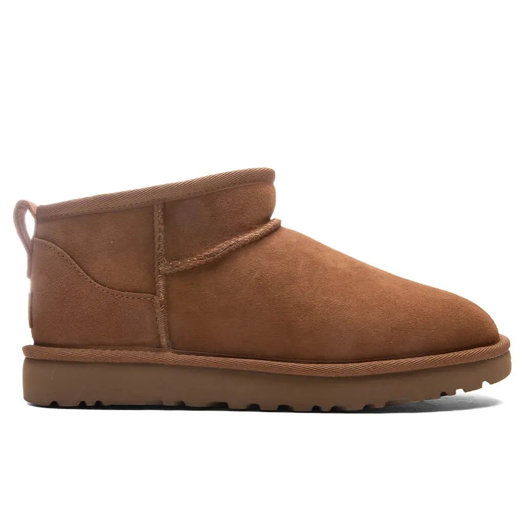 Women's Classic Ultra Mini Boot - Chestnut Tektoty