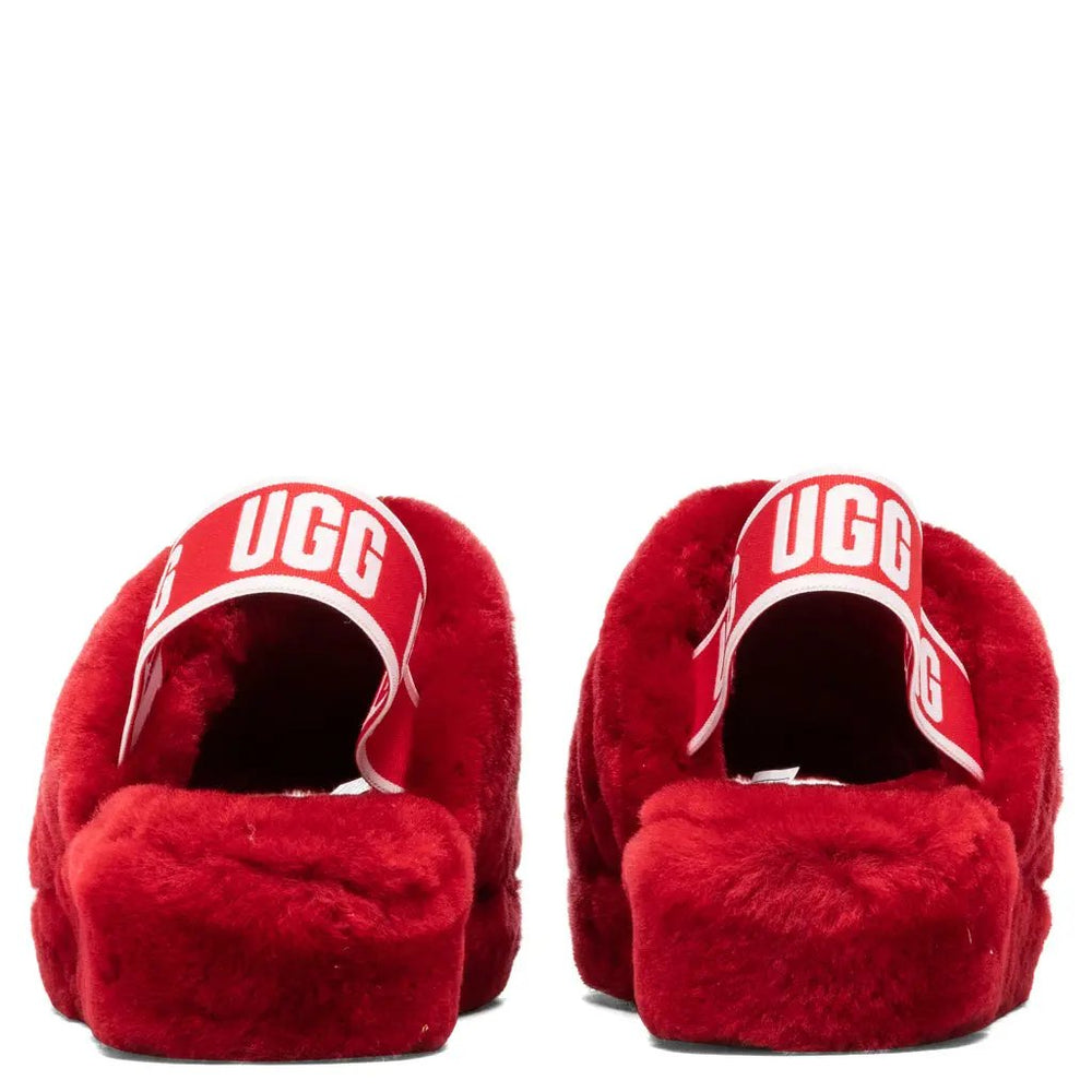 Women's Fluff Yeah Slide - Ribbon Red Tektoty