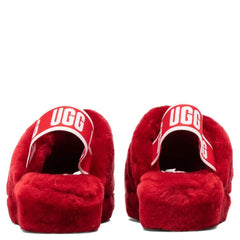 Women's Fluff Yeah Slide - Ribbon Red Tektoty