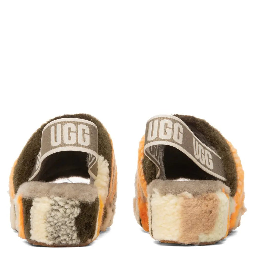 Women's Fluff Yeah Slide Cali Collage - Olive Tektoty
