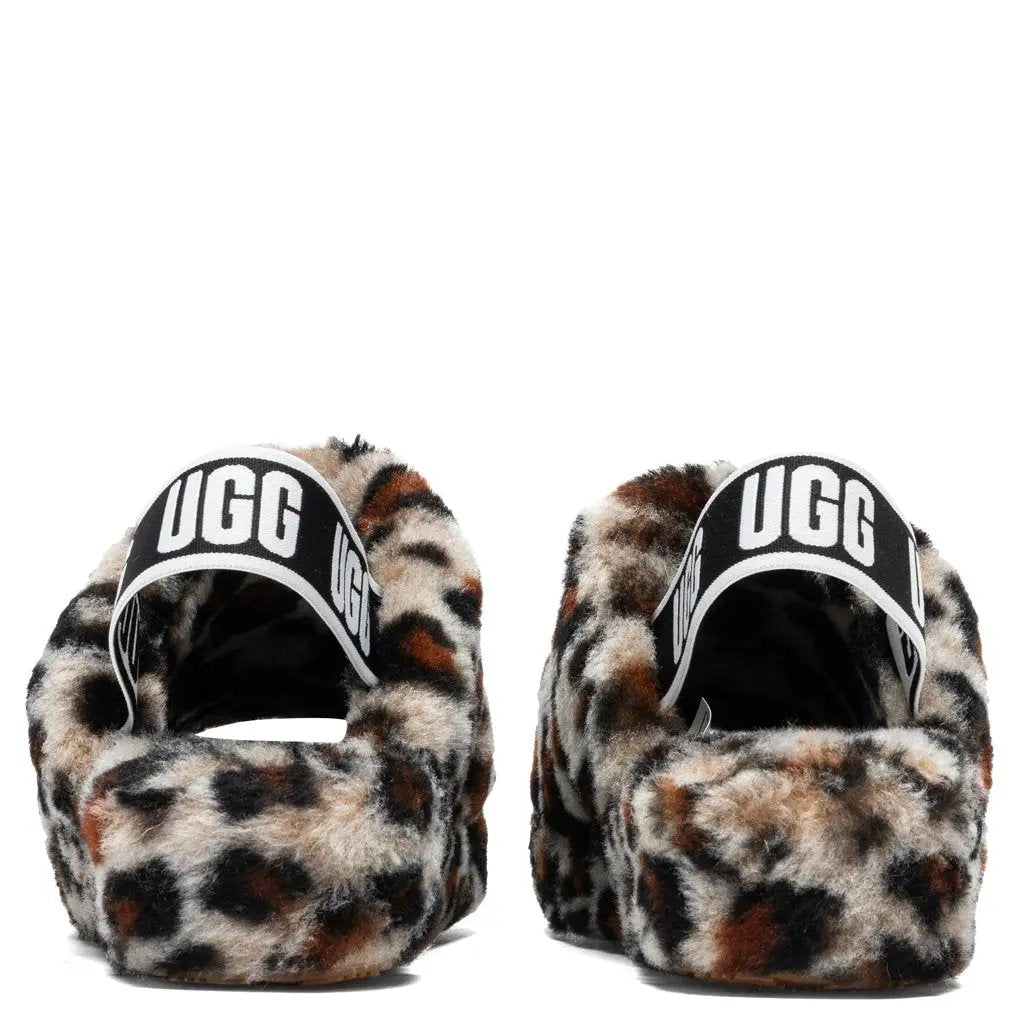 Women's Fluff Yeah Slide Leopard - Amphora Tektoty