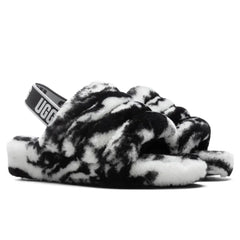 Women's Fluff Yeah Slide Marble - Black Tektoty