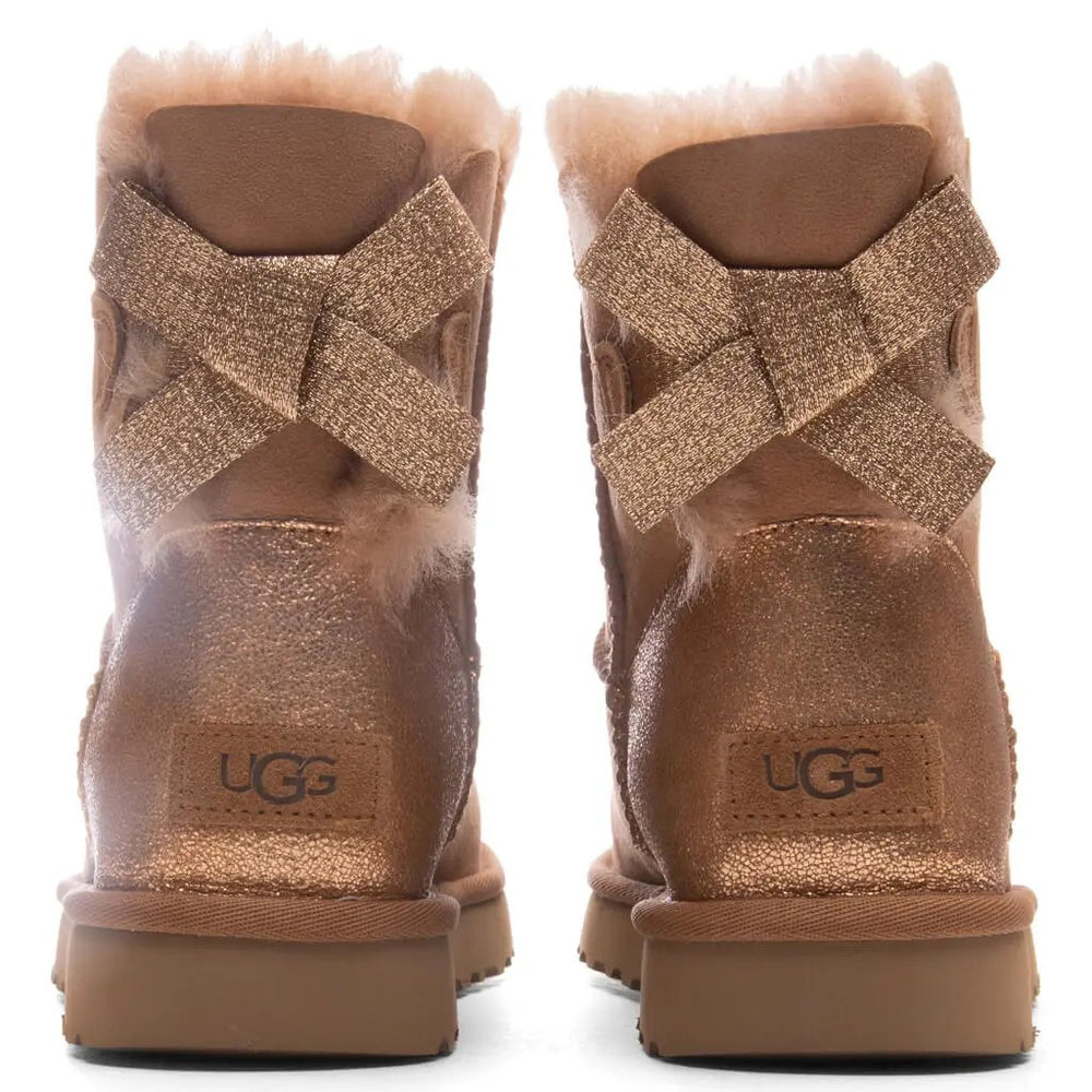 Women's Mini Bailey Bow Glitz Boot - Chestnut Tektoty