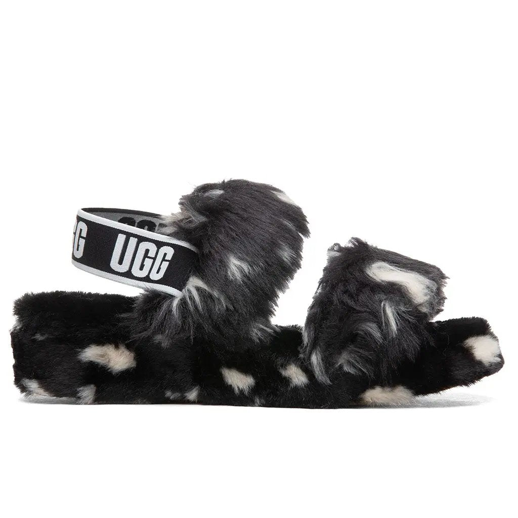 Women's Oh Yeah Spots Slide - Black Tektoty