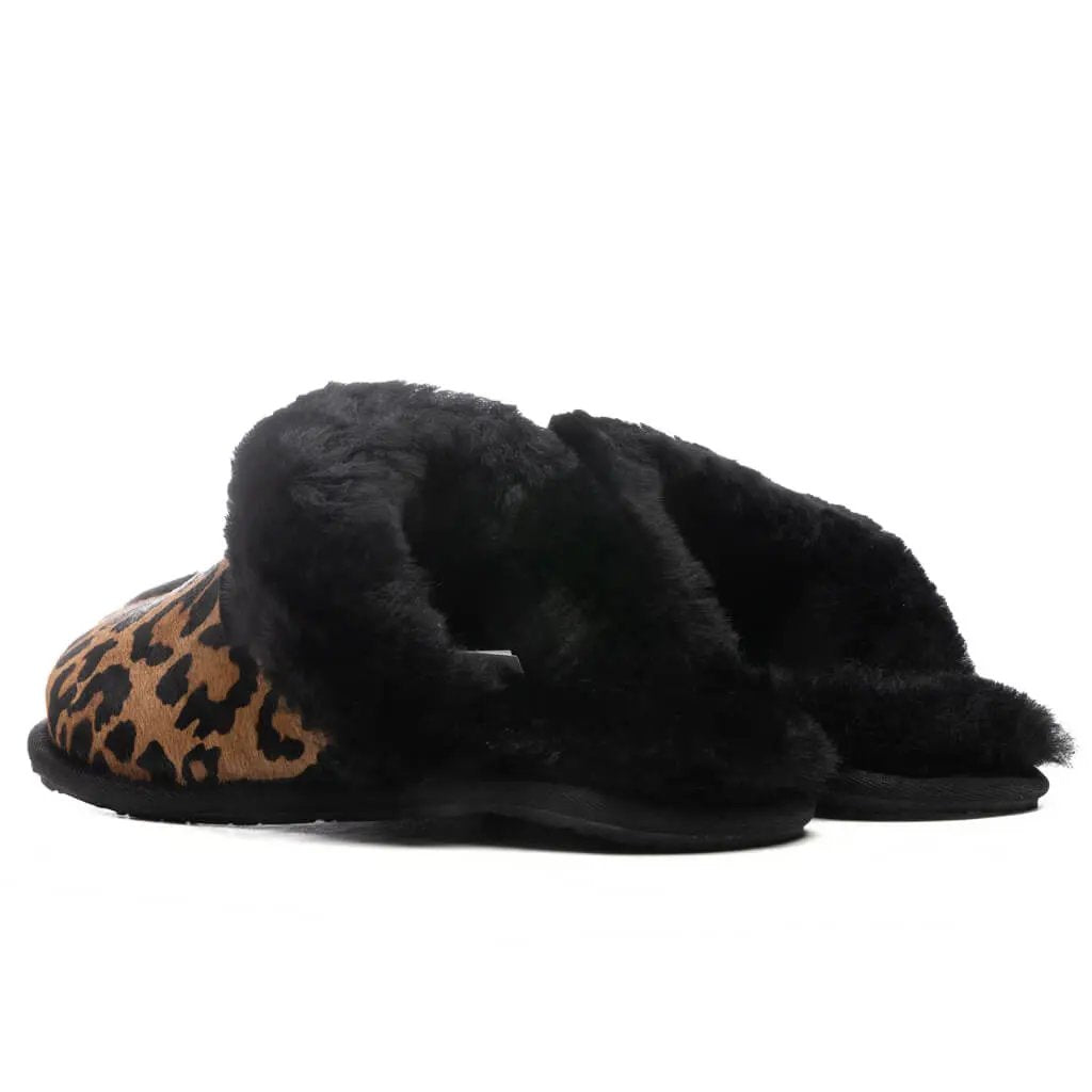 Women's Scuffette II Slipper Panther Print - Butterscotch Tektoty