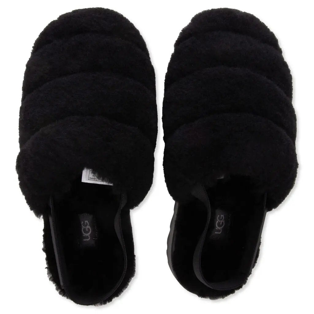 Women's Super Fluff Slipper - Black Tektoty