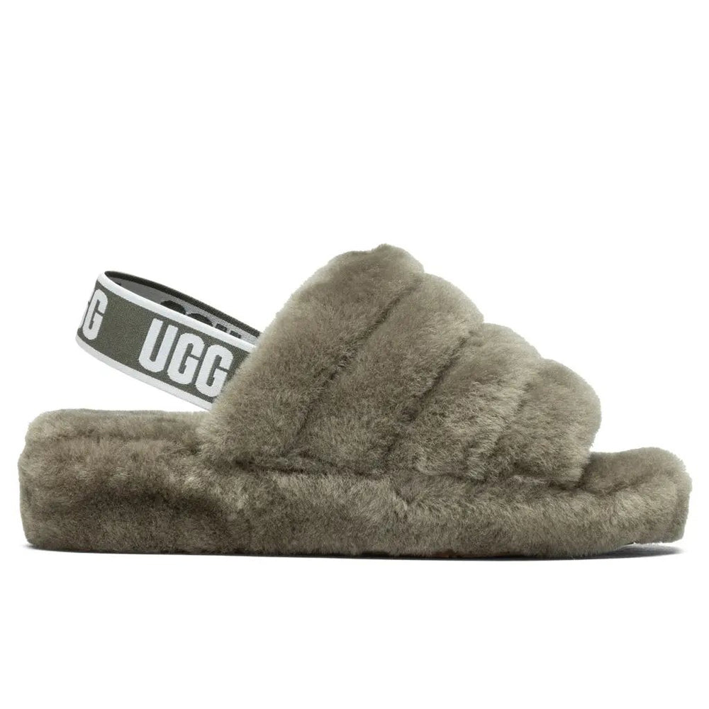 Women's Fluff Yeah Slide - Burnt Olive Tektoty