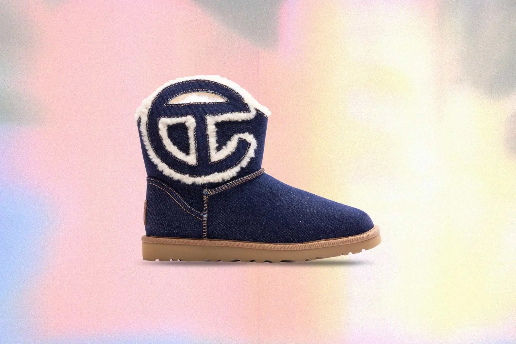 UGG x Telfar Logo Mini Boot - Indigo Denim Tektoty