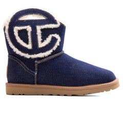 UGG x Telfar Logo Mini Boot - Indigo Denim Tektoty