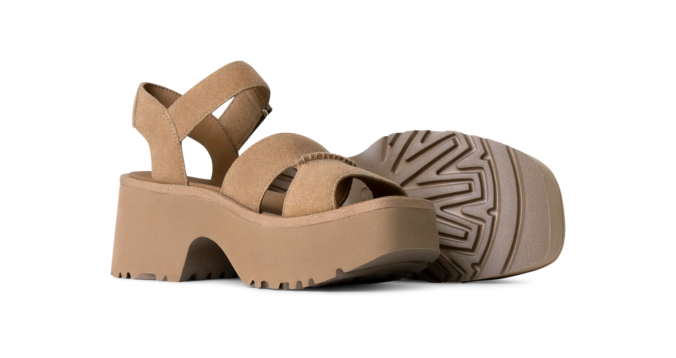 UGG New Heights Ankle Strap Mustard Seed Women's Tektoty