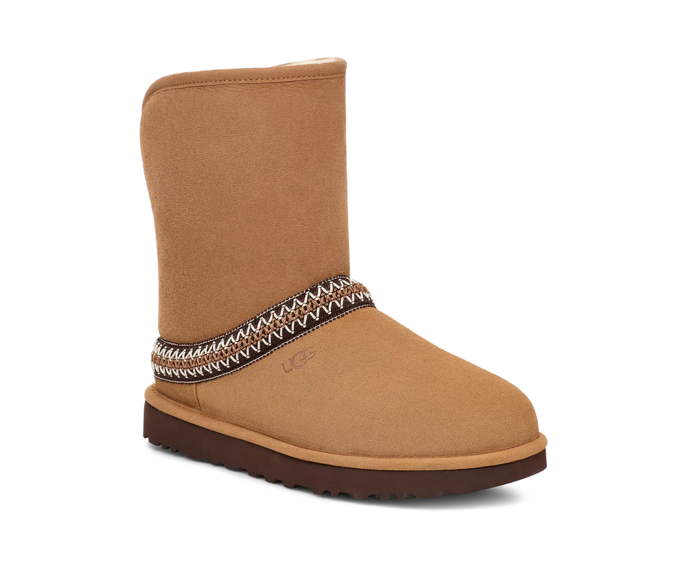 Ugg Classic Short Crescent Chestnut Women's Tektoty