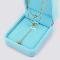 Vermeil Layered Necklace Tektoty