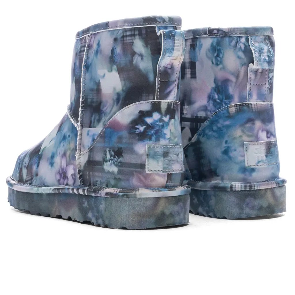 UGG x Collina Strada Classic Mini - Dark Blue Floral Tektoty