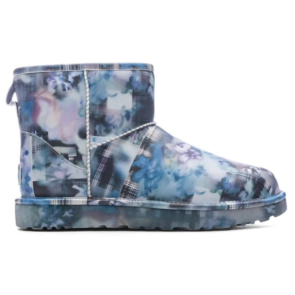 UGG x Collina Strada Classic Mini - Dark Blue Floral Tektoty