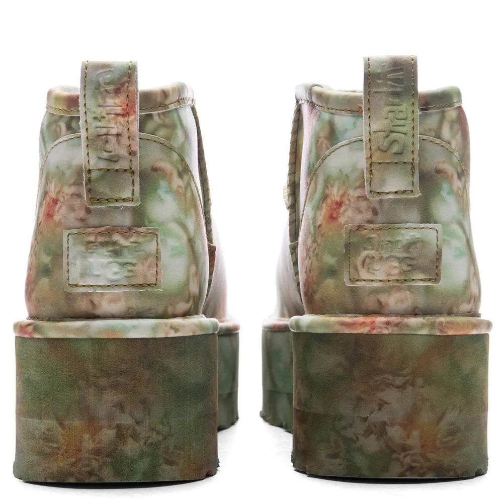 UGG x Collina Strada Classic Ultra Mini Platform - Green Floral Tektoty
