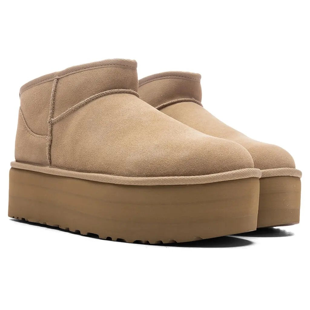 Women's Classic Ultra Mini Platform - Sand Tektoty