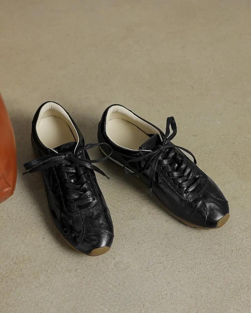 Contrast Nappa Leather Lightweight Sole Sneaker Tektoty