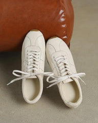 Contrast Nappa Leather Lightweight Sole Sneaker Tektoty