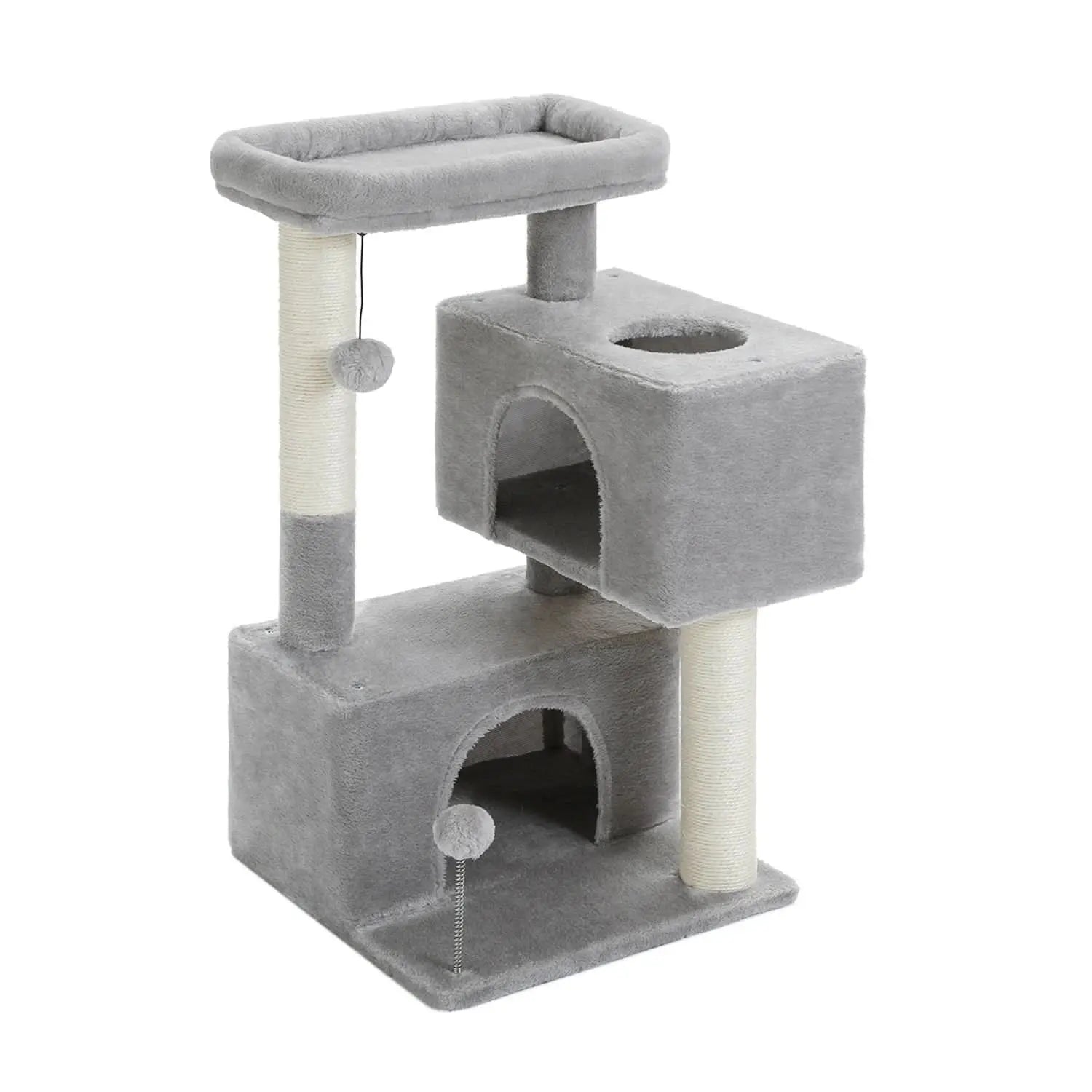 Cozy Cat Adventure Tower|Small Cat Tree Cat Tower Tektoty