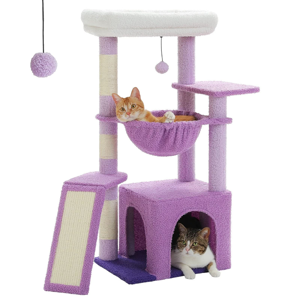 Cozy Cat Adventure Tower|Small Cat Tree Cat Tower Tektoty
