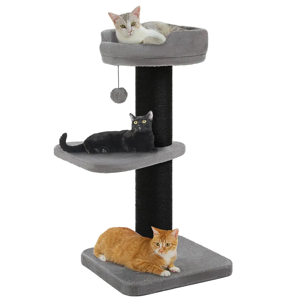 Multi-Level Cat Tree Tower with Scratching Posts & Cozy Perches – Modern Cat Furniture for Indoor Cats Tektoty