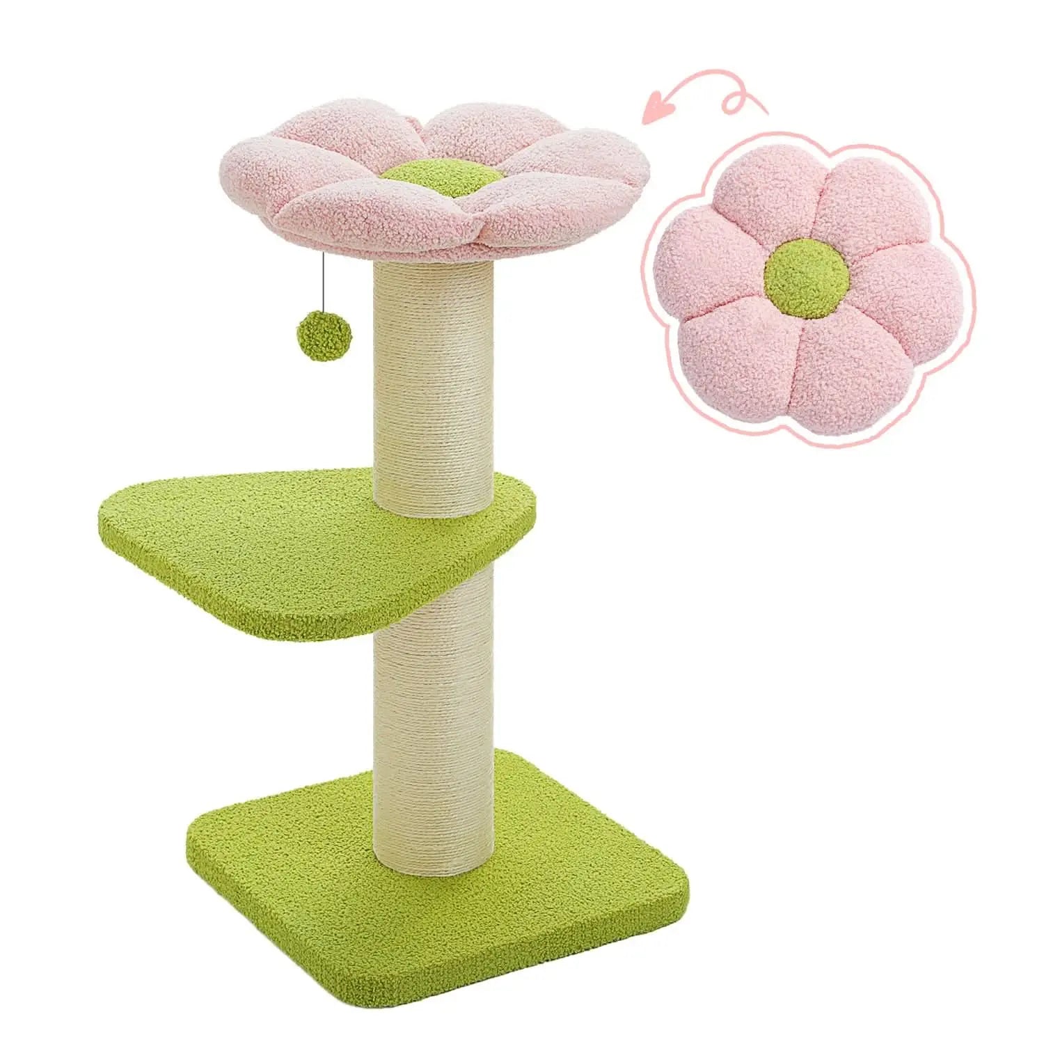 Multi-Level Cat Tree Tower with Scratching Posts & Cozy Perches – Modern Cat Furniture for Indoor Cats Tektoty