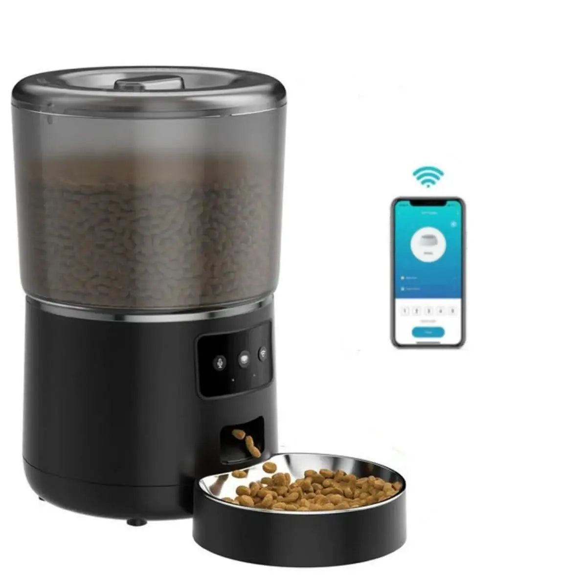 Smart Pet Meal Dispenser | Automatic 4L Pet Feeder Tektoty