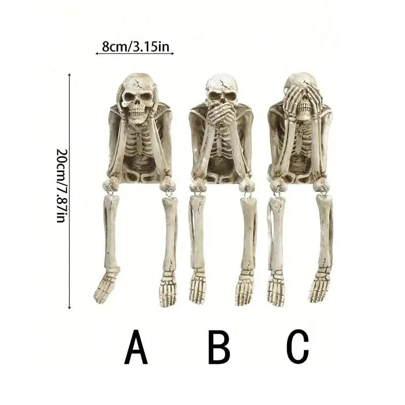 Spooky Skeleton Yard Decor  Halloween Decore Tektoty