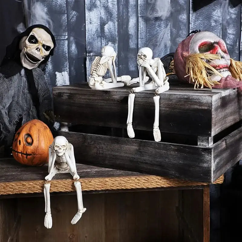 Spooky Skeleton Yard Decor  Halloween Decore Tektoty
