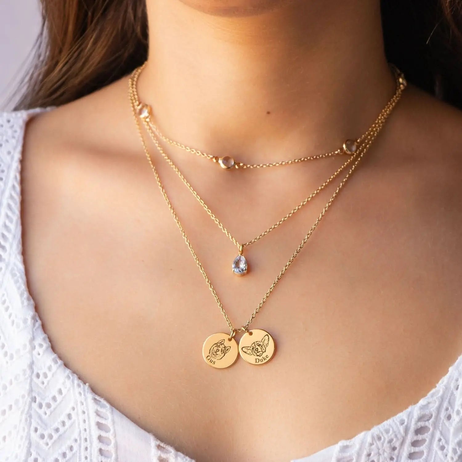 Dainty Necklace Set Tektoty