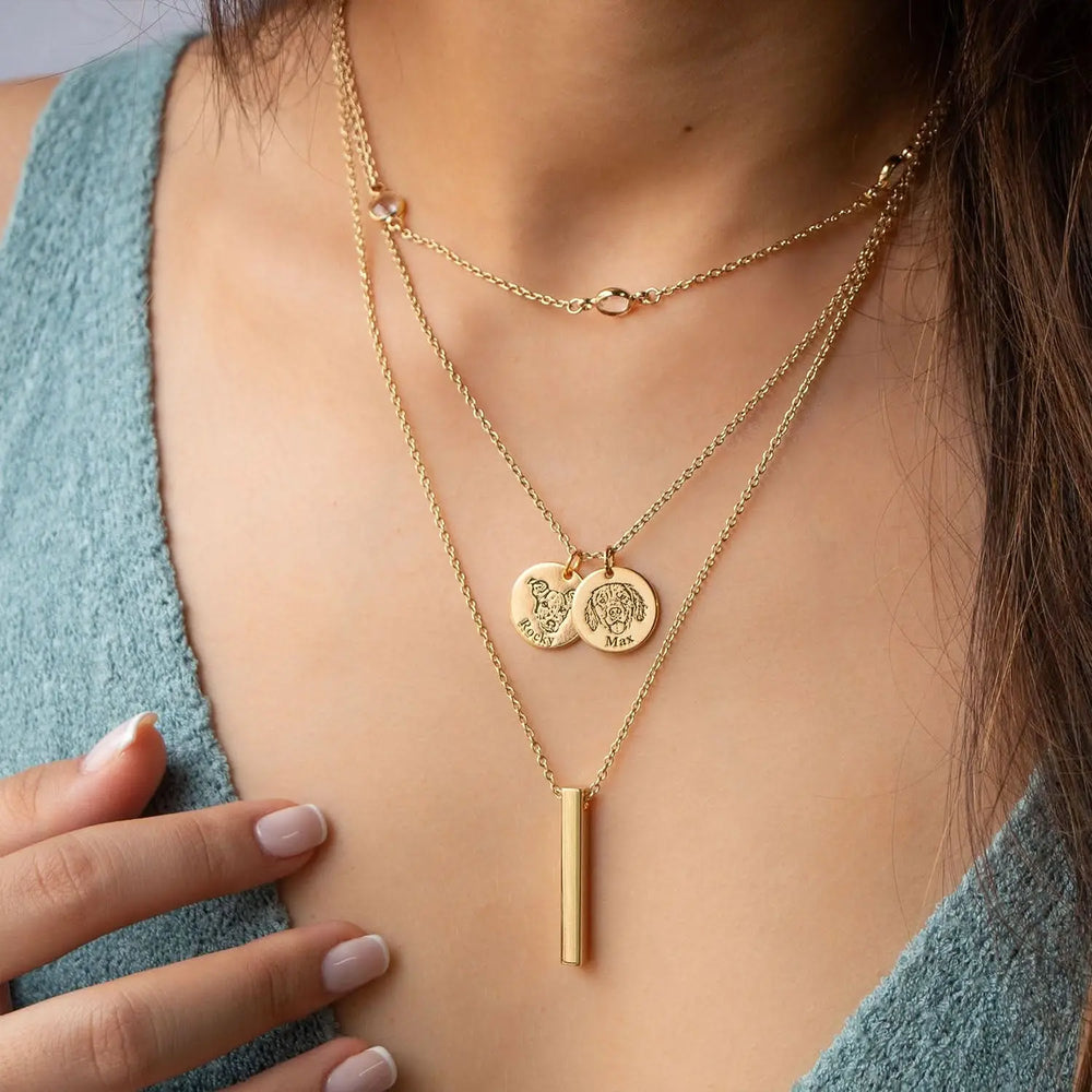 Minimal Necklace Set Tektoty