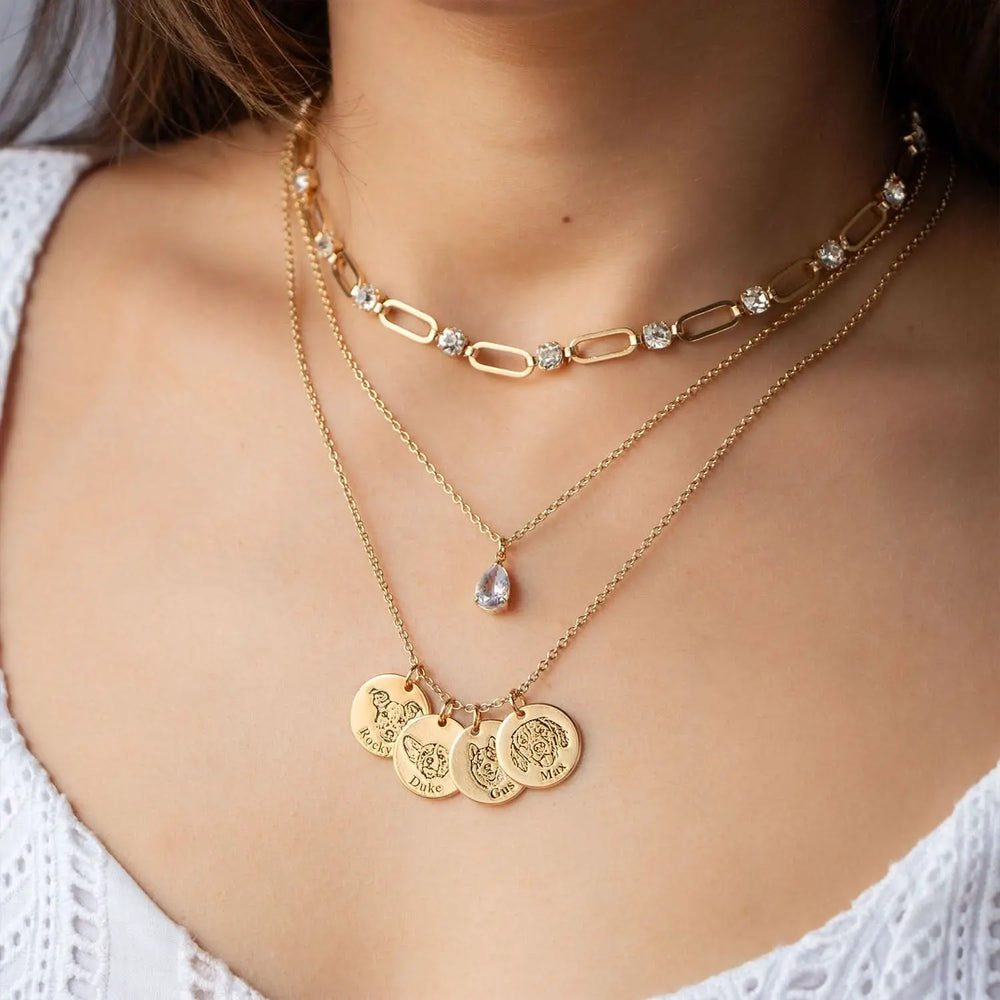 Sparkling Necklace Set Tektoty