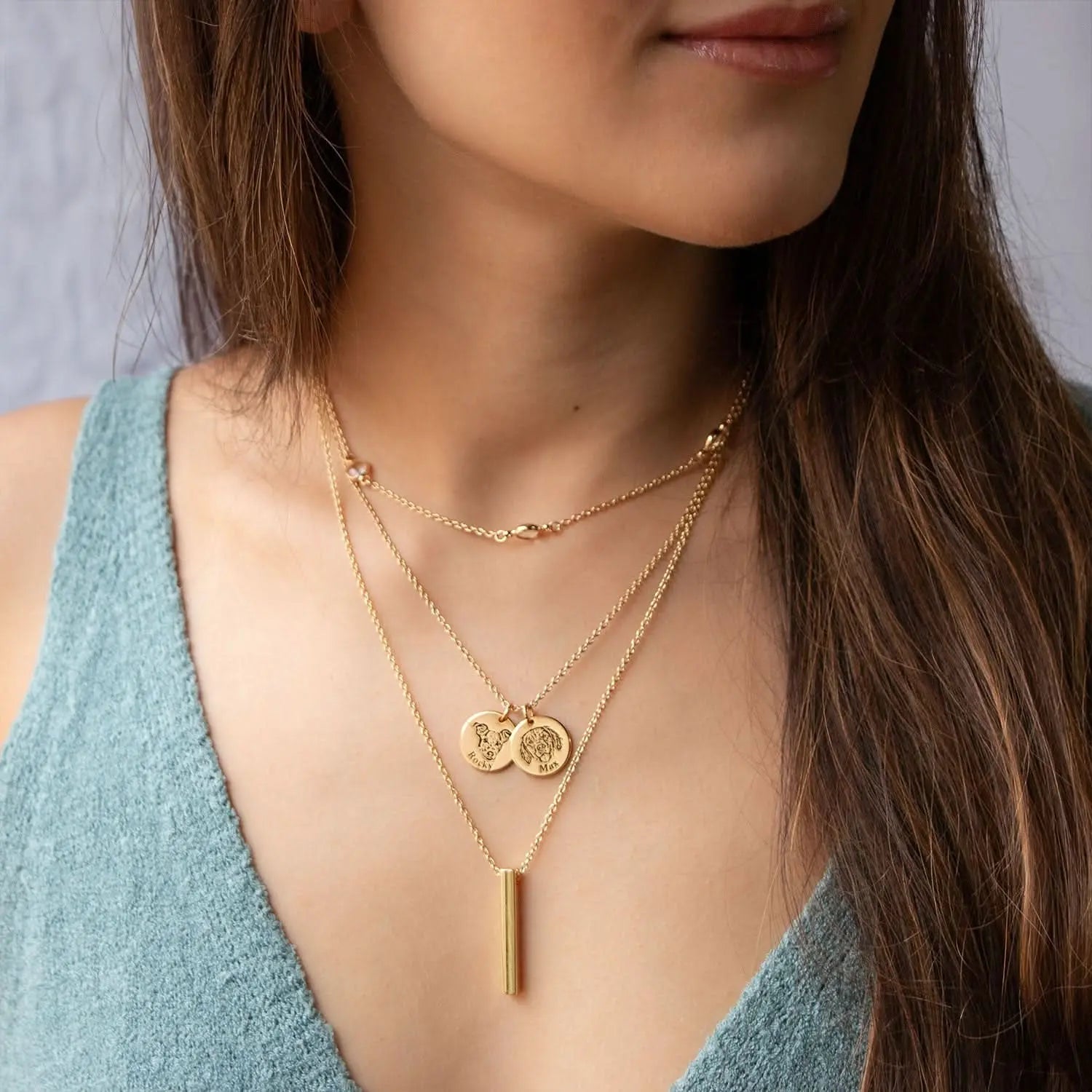 Minimal Necklace Set Tektoty