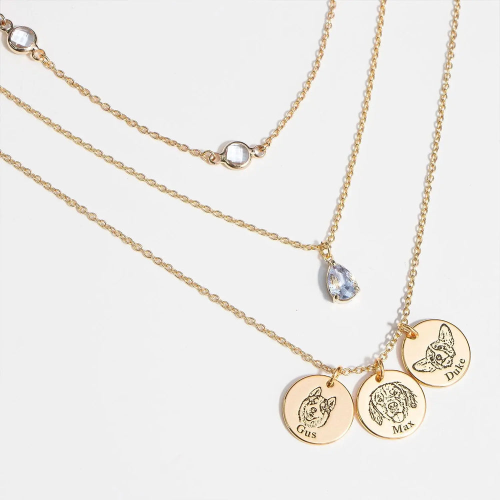 Dainty Necklace Set Tektoty