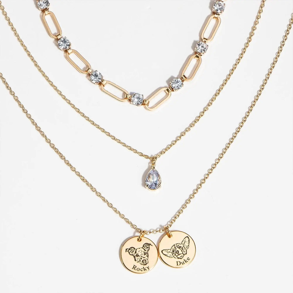 Sparkling Necklace Set Tektoty