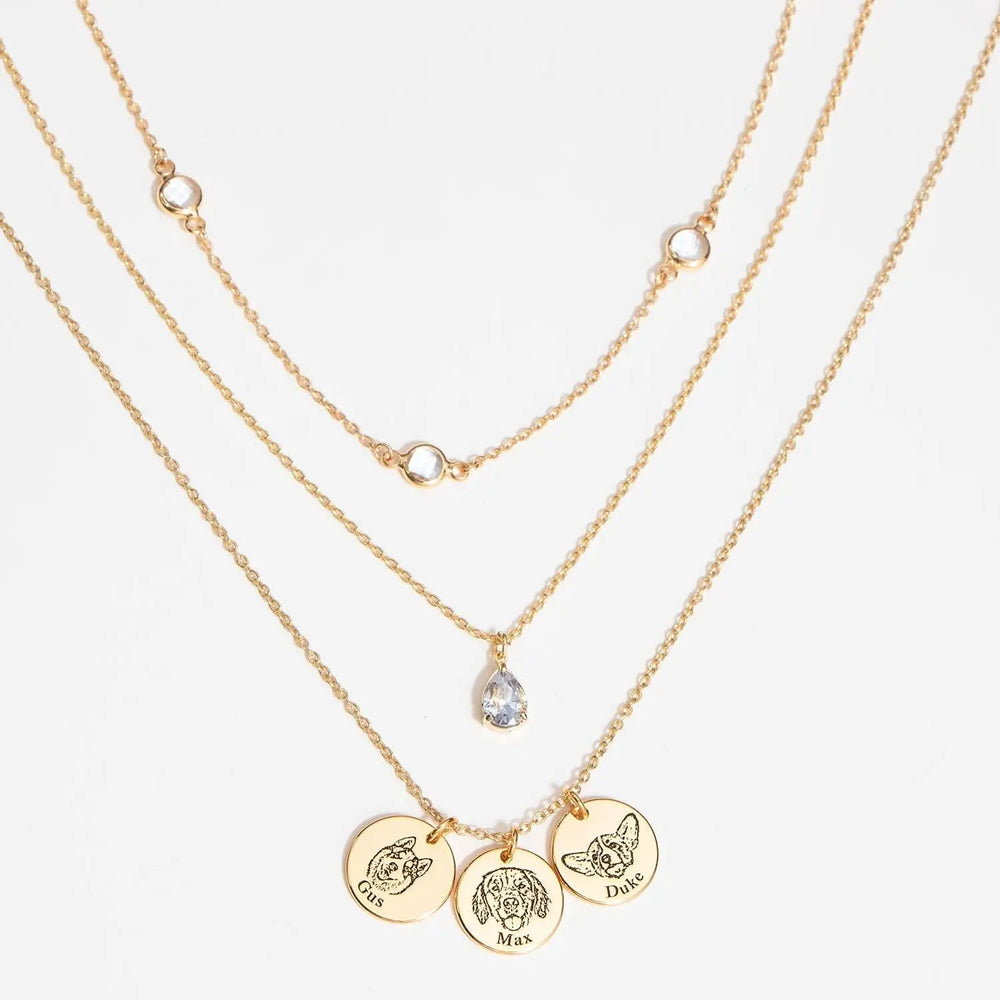 Dainty Necklace Set Tektoty