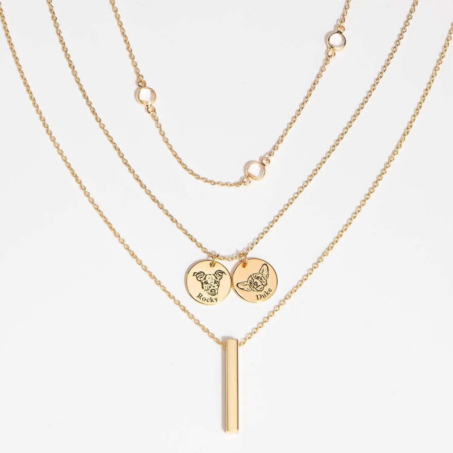 Minimal Necklace Set Tektoty