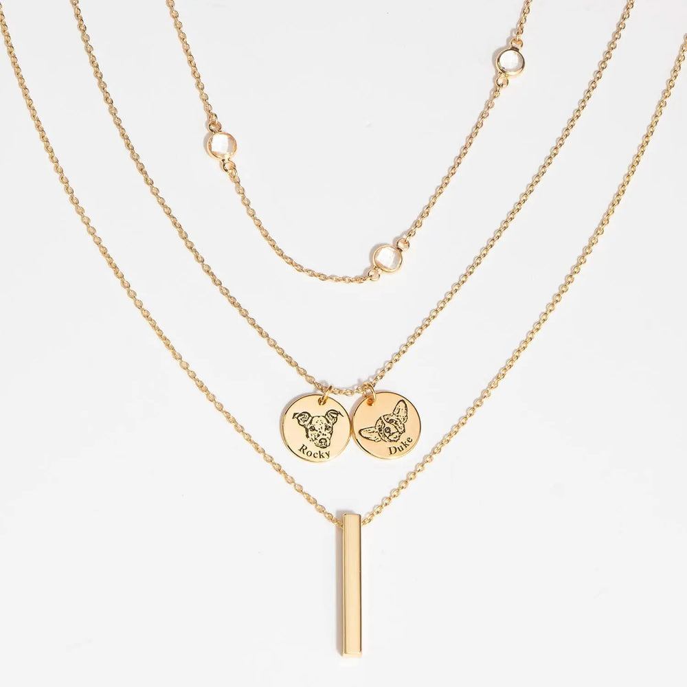 Minimal Necklace Set Tektoty