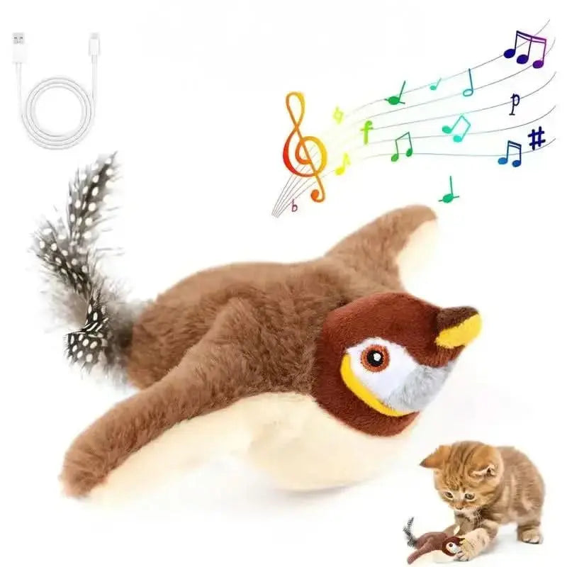 Flapping Fun Cat Toy Tektoty
