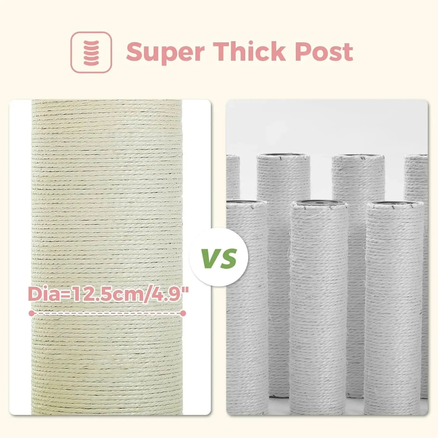 Multi-Level Cat Tree Tower with Scratching Posts & Cozy Perches – Modern Cat Furniture for Indoor Cats Tektoty