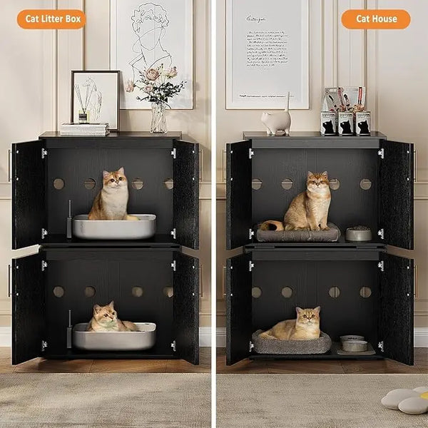 Hidden Cat House Cabinet