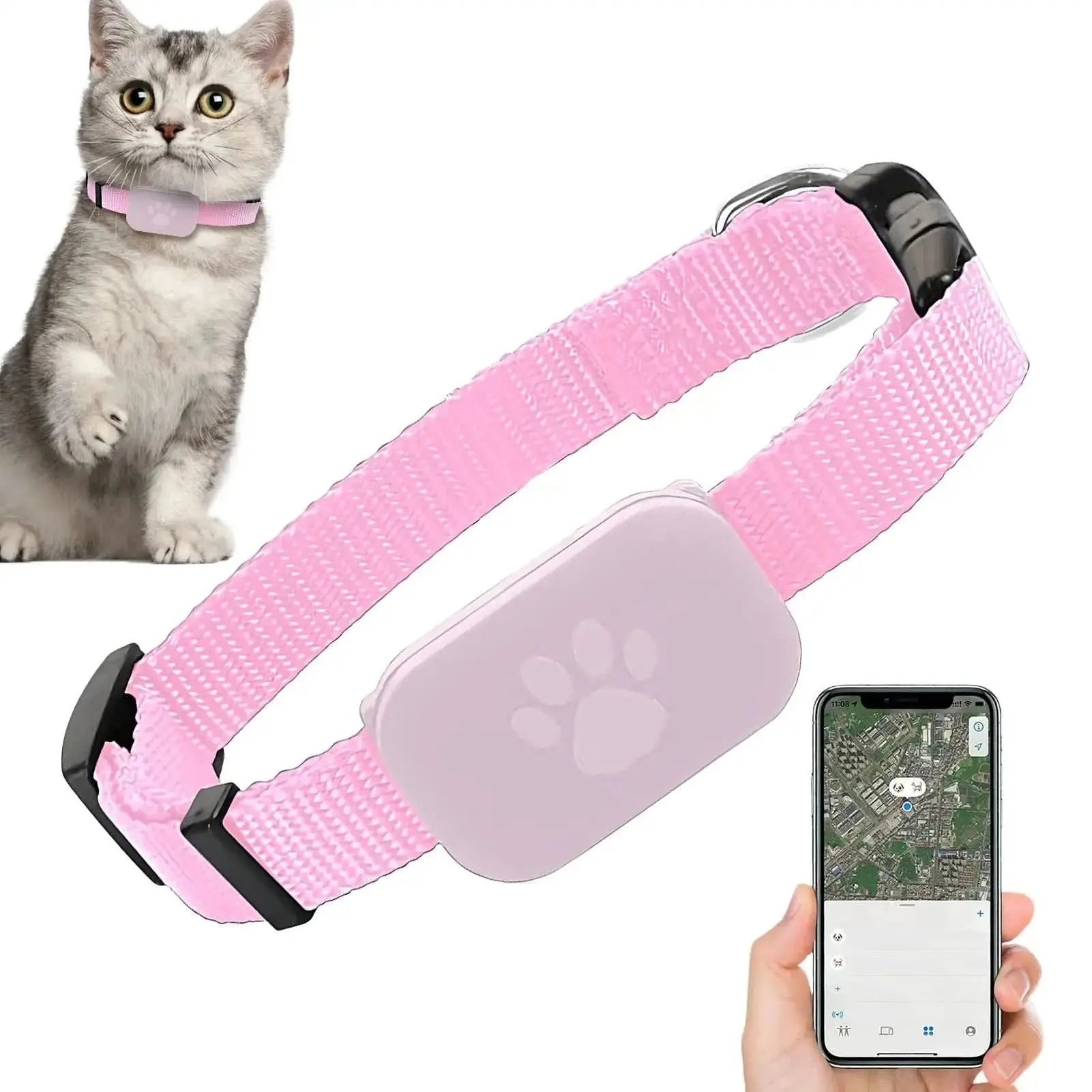 Smart Tracker Cat Collar Tektoty